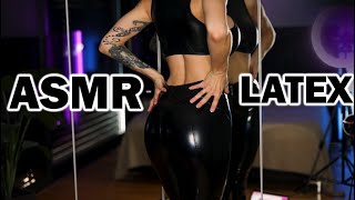 ASMR Most intense LATEX LEGGINGS fabric trigger sounds to relax and for strong Tingles [upl. by Devonna]