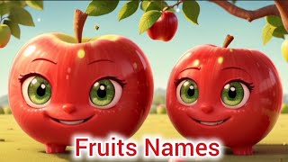 Fruits Names in Hindi amp English  Learn Fruits Name With Pictures [upl. by Bollen157]