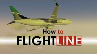 How to fly in Flight Line and how to use ILS [upl. by Hampton]