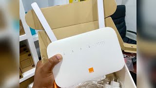 Huawei B612 Orange Flybox 4G Turbonet Router Unboxing Setup and Connection [upl. by Yleek]