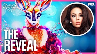 The Reveal Janel Parrish is Gazelle  Season 10  The Masked Singer [upl. by Cissie]