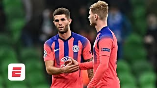 Krasnodar vs Chelsea recap Werner Ziyech amp Pulisic all score in comfortable Blues win  ESPN FC [upl. by Imef535]