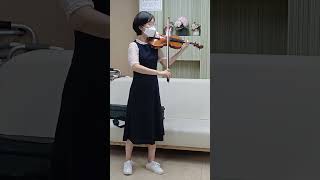 내주를가까이하게함은 찬송가 찬양  바이올린 연주 글로리아  재능 기부 작은연주 violin 공연 [upl. by Llertnad]