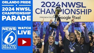 Orlando Pride celebrated with parade after NWSL championship [upl. by Catie]