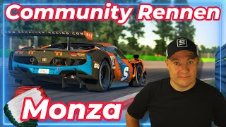 iRacing Community Rennen am Sonntagabend Diesesmal Monza Simucube GT Sprint [upl. by Narad]