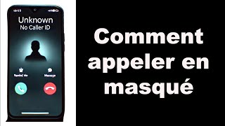 Comment appeler en masqué [upl. by Serolod]