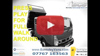 2018 18 NISSAN NT400 CABSTAR 30DCI DOUBLE CAB TIPPER CREW 6 SEATER BARNSLEY VANS U4150 [upl. by Okia]