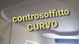 CARTONGESSO TUTORIAL veletta curva [upl. by Ayar]