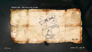 How to Get Elite Heavy Shot Storage  Assassins Creed 4 335335 Chest 894260 [upl. by Dorothea]