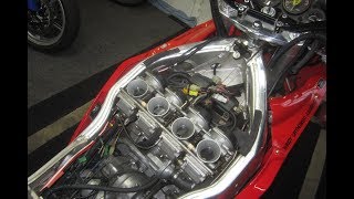 HOW TO INSTALL IRIDIUM PLUGS IN YAMAHA FZR 1000 1991 [upl. by Kennard]