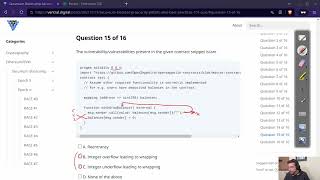 Question 15 of the Secureum RACE0 Reentrancy [upl. by Rhine]