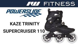 Powerslide Kaze Trinity Supercruiser 110 Skates 2019 [upl. by Koal7]