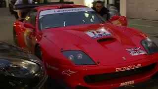 The Ferrari 550 GT1 is getting pushed in the garage it’s so cool bro [upl. by Aihseyk]