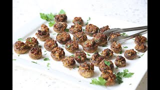 SausageStuffed Mushrooms [upl. by Krever]