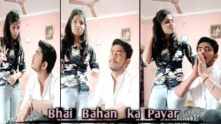 Bhai Bahan ka Payar Tik Tok Latest New Musically Video ll BHAI vs Bahan Funny Video ll PDprince [upl. by Rodl834]