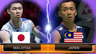 Badminton Lee Zii Jia MALAYSIA vs JAPAN Kenta Nishimoto Mens Singles [upl. by Ellehcem]