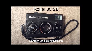 Rollei 35 SE Bargain Scratch and Dent Special First Roll of Film [upl. by Niala3]