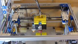 Home Made DIY CoreXY 3D Printer No35 自作 3D プリンター [upl. by Meeker968]