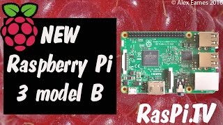 Raspberry Pi 3 model B Launch  64bit quadcore ARM Cortex A53 [upl. by Enelhtac260]