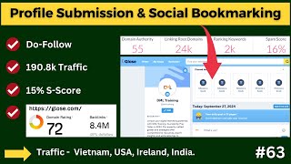 Do Follow Profile Submission Backlink amp Social Bookmarking Backlink  🏫Education Industry Backlink [upl. by Emelina]