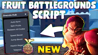 NEW Fruit Battlegrounds Script PASTEBIN 2024 TELEPORT ON PLAYER AUTOFARM GET FRUITS SPEED [upl. by Acinomaj]