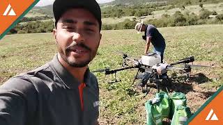 Plantio de semente a lanço com drones  Argos Agricultura [upl. by Ydisac]