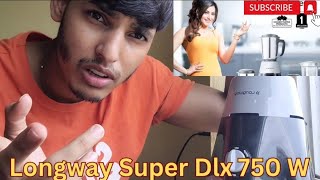 Longway super DLX 750W Mixer Grinderunboxing and review  Best Mixer Grinder Under 1399 [upl. by Naggem]