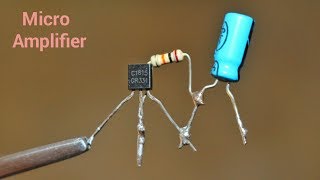 Make a mini Amplifier by using C1815 single Transistor [upl. by Blader]