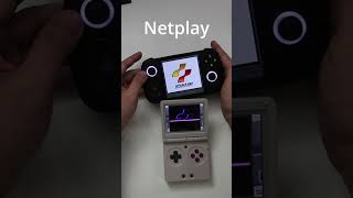 Multiplayer Netplay on Handhelds Anywhere gaming retrogaming netplay retro retroarch anbernic [upl. by Eivad]