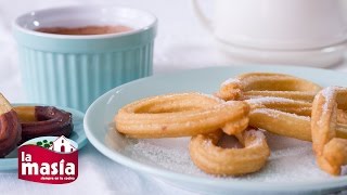 Cómo hacer CHURROS CASEROS [upl. by Zamir]