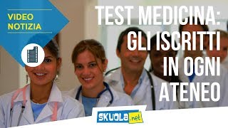 Test Medicina 2018 gli iscritti in ogni ateneo [upl. by Bennet]