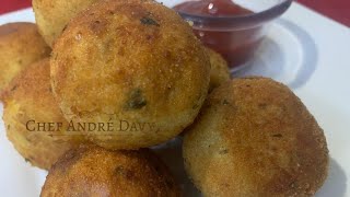 How to Make Breadfruit Balls  How to Cook Breadfruit  Recipe By Chef André Davy  Breadfruit [upl. by Laohcin]