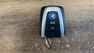 BMW i3 kulcs elemcsere  BMW i3 key battery change [upl. by Limemann]