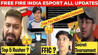 FF India Launch Releted News 😍 UG Ayush And FFIC  Top 5 India Ruaher Of FF 🙂 FF Secret Tournament🙃 [upl. by Ahseinat604]