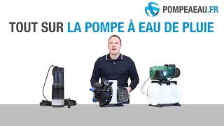 Pompe à eau de pluie  Conseils pour faire le bon choix [upl. by Marin]