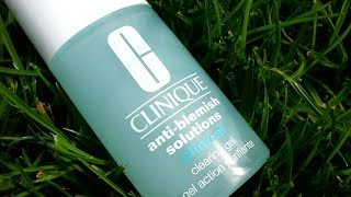 Clinique Anti Blemish Solutions Clinical Clearing Gel Review [upl. by Noakes]