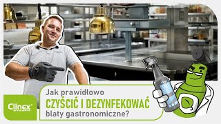 Jak prawidłowo czyścić i dezynfekować blaty gastronomiczne 🧼✨ [upl. by Upshaw]