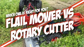 Flail Mower vs Rotary Cutter Which is Right for You [upl. by Cedar]