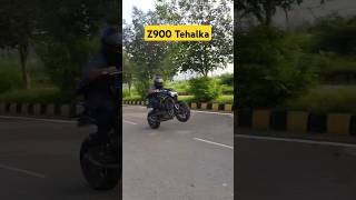 Z900 Ka Bhaukalz900wheelie motovlog z900 viralvideo superbike trendingshorts trendingvideo [upl. by Oinotnanauj440]