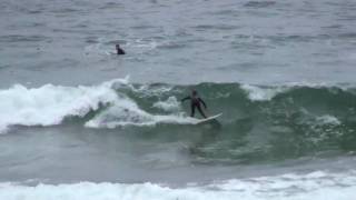 Surfing Montara State Beach California  09 AUG 10 [upl. by Hamid649]