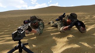 United States Army sniper team in use [upl. by Philemol]