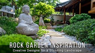 Rock Garden Inspiration Creative Designs for a Stunning Landscape [upl. by Adest]