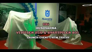 2024 Husqvarna Vitpilen 250 amp Svartpilen 401 Grand Launch Event at KTM TRICHY l Bullet Riders [upl. by Namia]