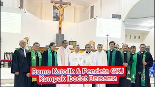 Romo Katolik amp Pendeta GKJ Kompak Rukun Ibadat Bersama dalam Rsngka Pekan Doa Sedunia untuk Kesatuan [upl. by Sacksen]