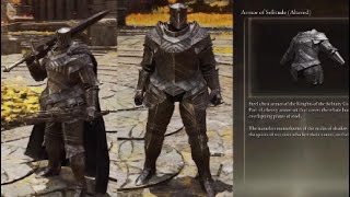 Elden Ring DLC Armor of Solitude Altered Showcase Fashion Souls Full Plate Mail w Logical Weapons [upl. by Muslim]