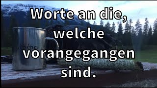 Worte an die welche vorangegangen sind [upl. by Willa]