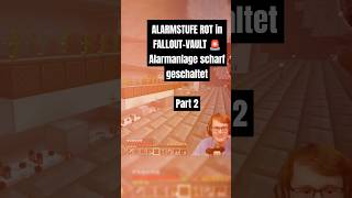 ALARMSTUFE ROT in FALLOUTVAULT 🚨 Alarmanlage scharf geschaltet Part2 thejocraft minecraftbuilding [upl. by Vern]