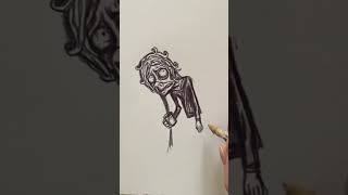 Nose Bleeds freehanddrawing pendrawing art [upl. by Baillieu]