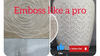 Make embossing plates for ceramic imprints with me [upl. by Ardnic]