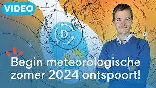 Begin Meteorologische zomer 2024 ontspoort Verwarming aan [upl. by Jak]